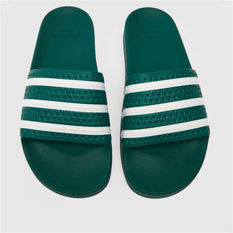 Green adilette Shoes 